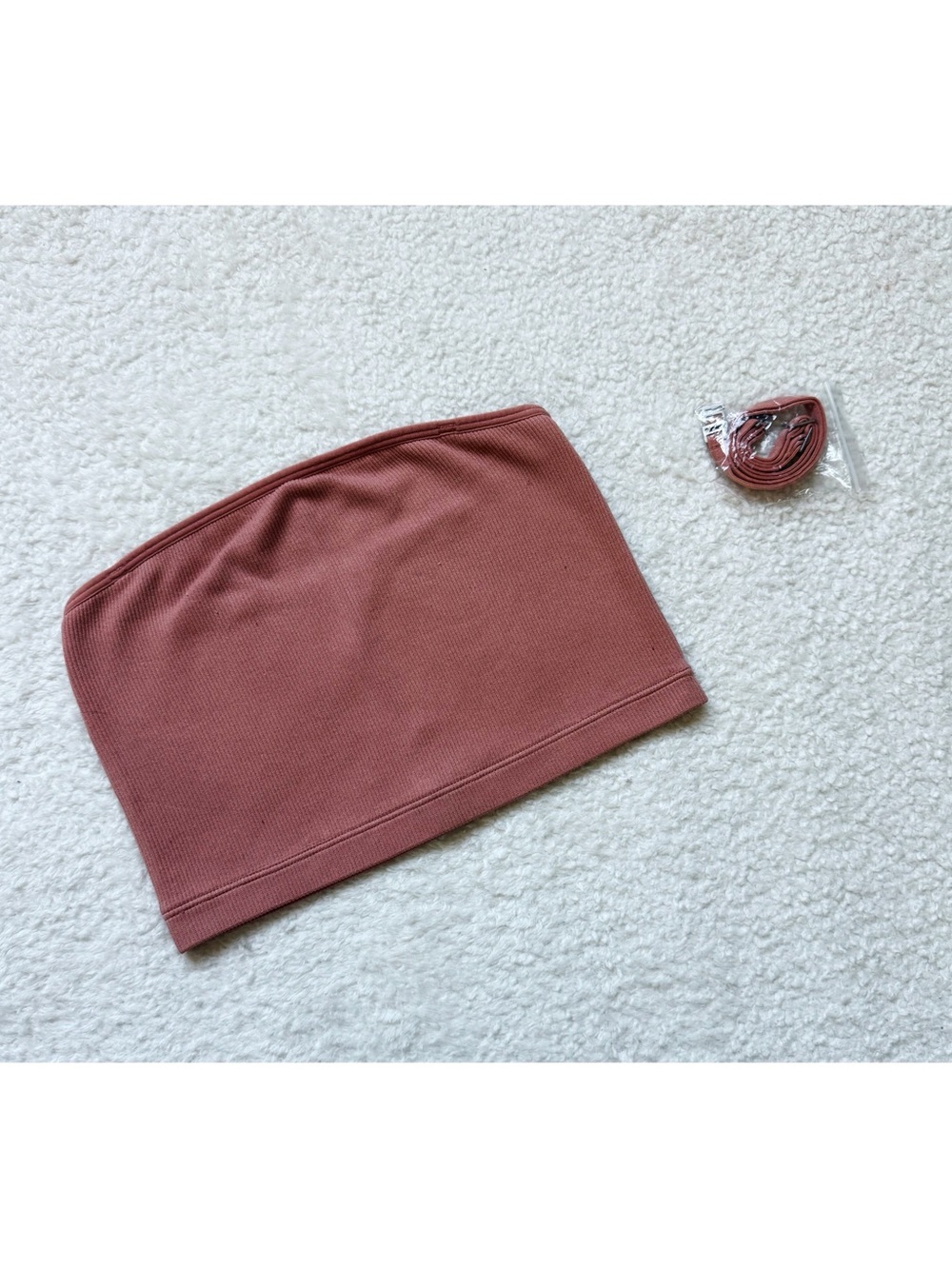 A&F Peach Bandeau Bra Top